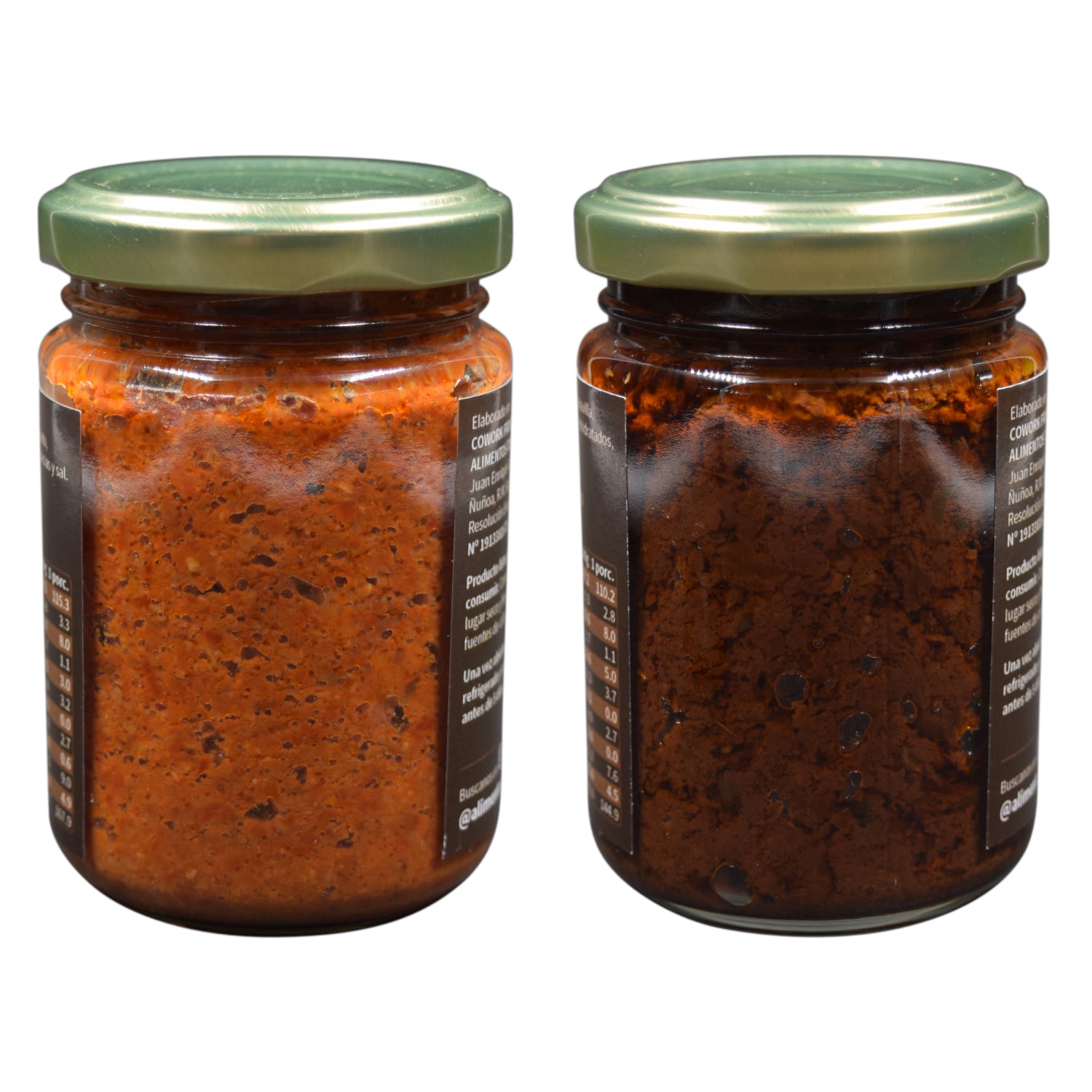 Pack Dúo Pesto Tomate Deshidratado y Pimentón Asado