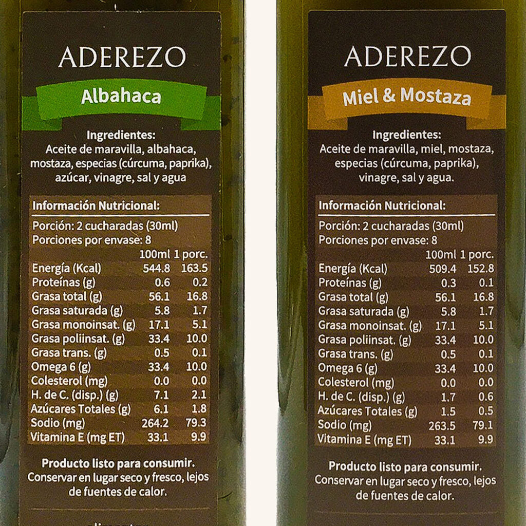 Pack Dúo Aderezos Albahaca y Miel Mostaza Natural