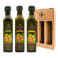 Pack Trío Aderezos de Albahaca, Miel Mostaza y Maracuyá