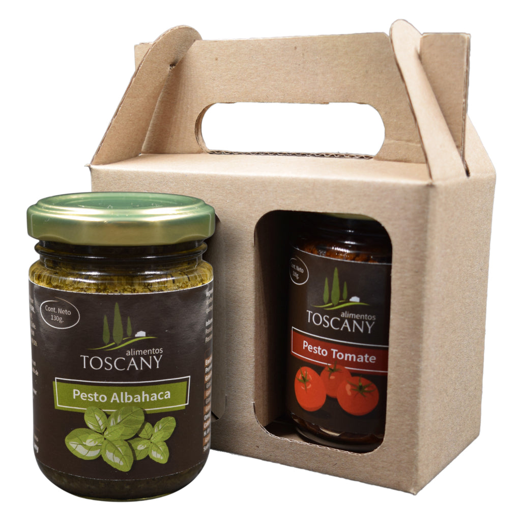 Pack Dúo Pesto Albahaca y Tomate Deshidratado